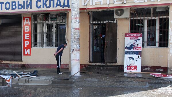 Взрыв прогремел в Махачкале Взрыв прогремел в Махачкале