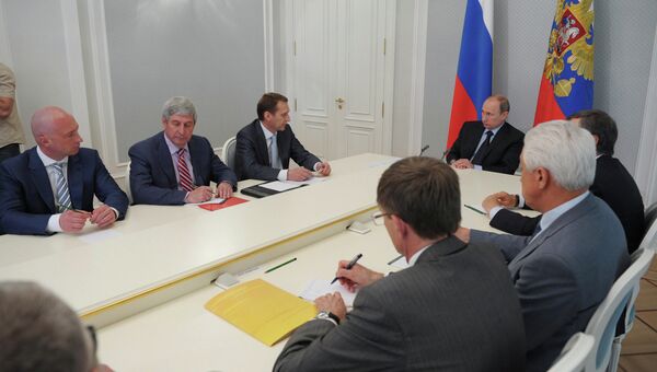 Встреча В.Путина с руководством фракций Госдумы РФ Встреча В.Путина с руководством фракций Госдумы РФ