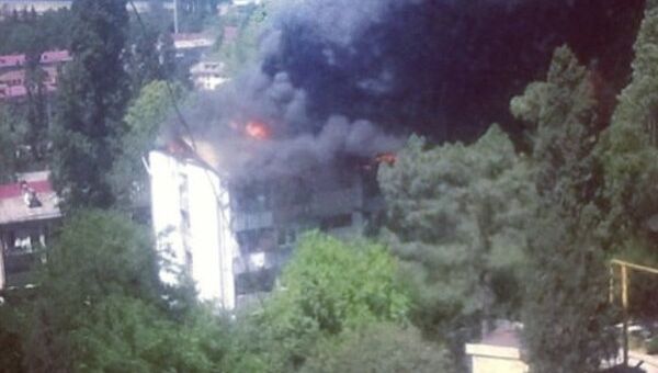 Пожар в Сочи Пожар в Сочи