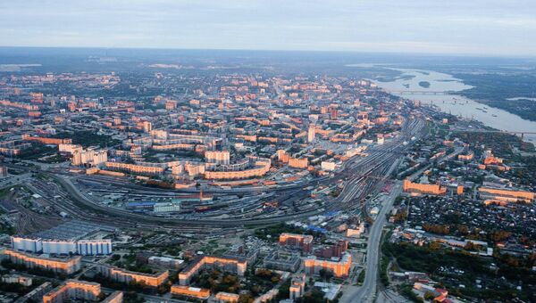 Новосибирск с верхней точки Новосибирск с верхней точки