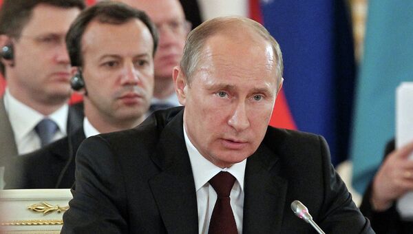 В.Путин на заседании 2-го саммита Форума стран-экспортеров газа В.Путин на заседании 2-го саммита Форума стран-экспортеров газа