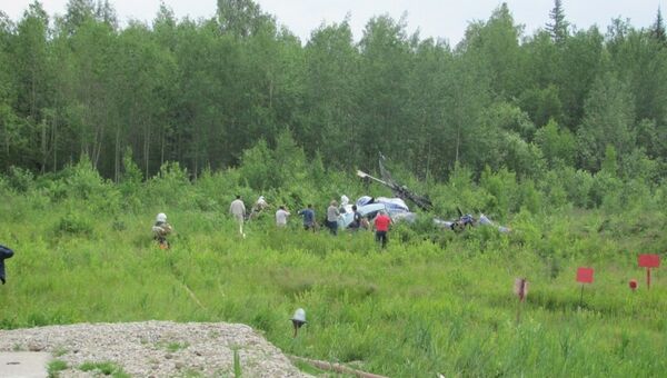 Авария вертолета МИ-8 в Томской области Авария вертолета МИ-8 в Томской области