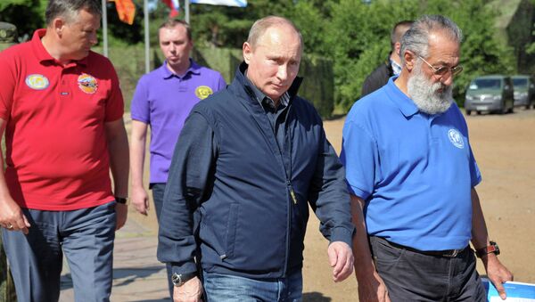 В.Путин посетил остров Гогланд в Финском заливе В.Путин посетил остров Гогланд в Финском заливе