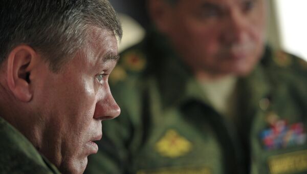 Начальник Генерального штаба Вооруженных сил РФ - первый заместитель министра обороны РФ, генерал армии Валерий Герасимов Начальник Генерального штаба Вооруженных сил РФ - первый заместитель министра обороны РФ, генерал армии Валерий Герасимов