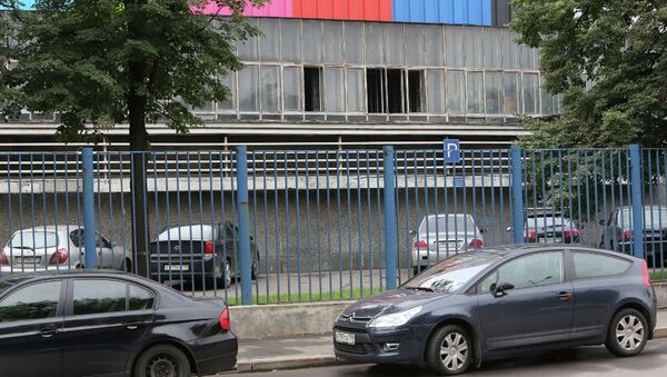 Телецентр Останкино после пожара Телецентр Останкино после пожара