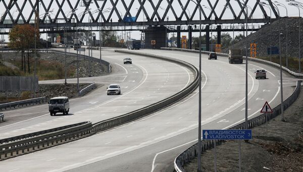 Первая скоростная магистраль сдана в эксплуатацию в Приморье Первая скоростная магистраль сдана в эксплуатацию в Приморье