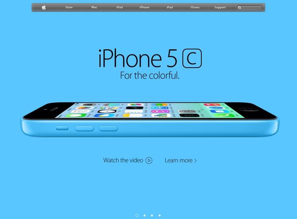 Скриншот сайта apple.com Скриншот сайта apple.com