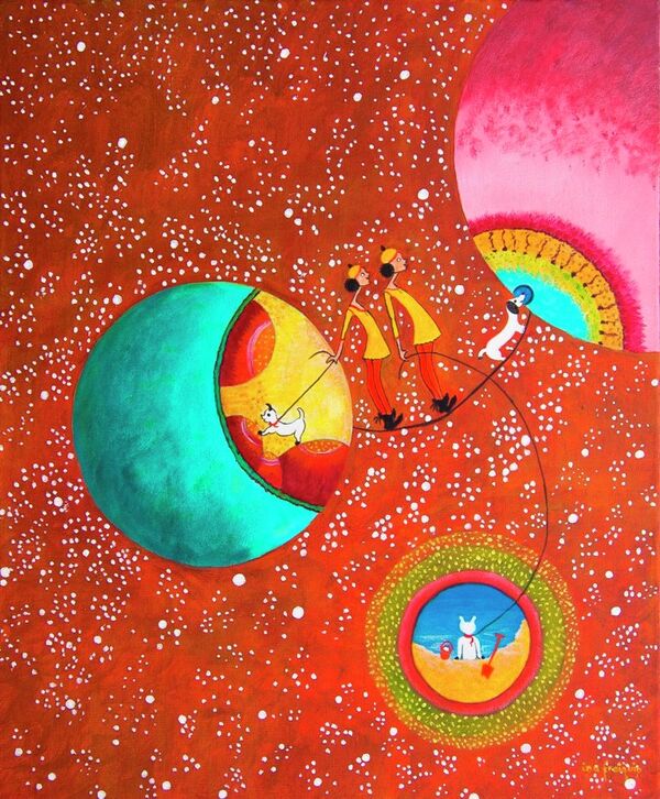 Ина Фреке. В гости к соседям. 2013. Ина Фреке. В гости к соседям. 2013.