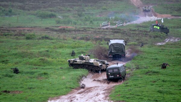 На военном полигоне в Псковской области прогремел взрыв. Архивное фото На военном полигоне в Псковской области прогремел взрыв. Архивное фото