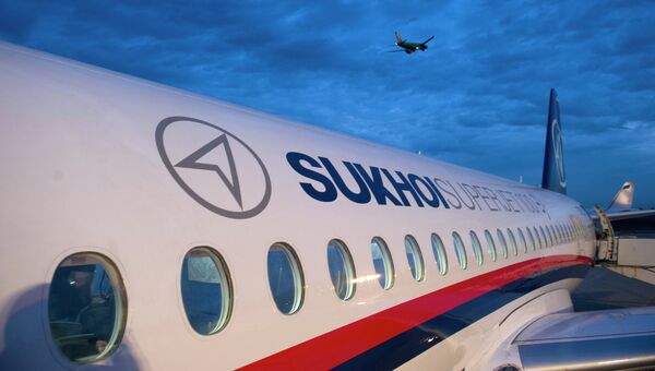 Самолет Superjet 100, архивное фото Самолет Superjet 100, архивное фото