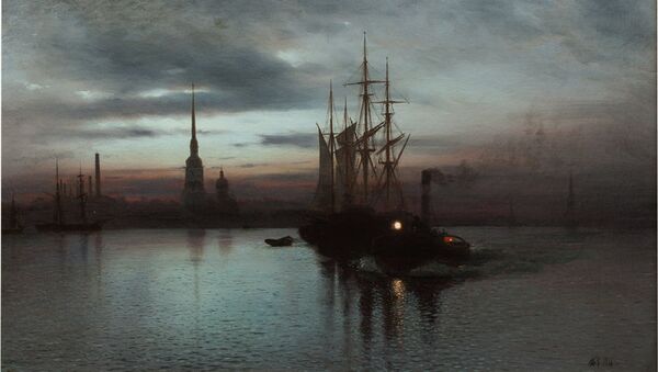 Лев Лагорио. Белая ночь на Неве. 1886 год Лев Лагорио. Белая ночь на Неве. 1886 год