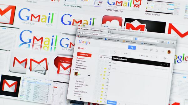 Сайт почтового сервиса Gmail