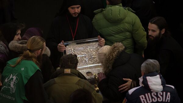 Поклонение Дарам волхвов в Петербурге. Фото с места события Поклонение Дарам волхвов в Петербурге. Фото с места события
