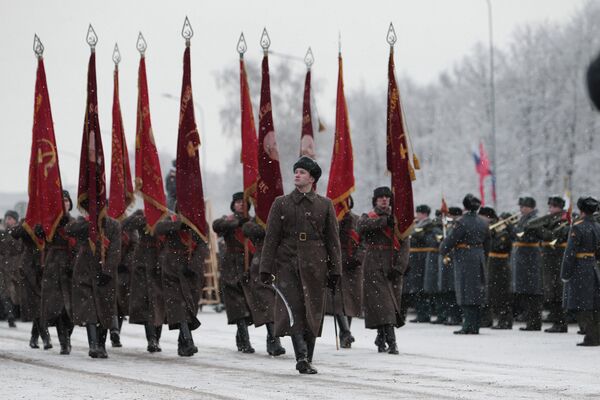 Репетиция парада в честь 70-летия освобождения Ленинграда от фашистской блокады Репетиция парада в честь 70-летия освобождения Ленинграда от фашистской блокады