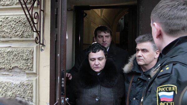 Судебное заседание по делу Елены Баснер, фото с места события. Архивное фото Судебное заседание по делу Елены Баснер, фото с места события. Архивное фото