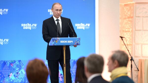 Прием президента РФ В.Путина в честь высокопоставленных гостей Олимпиады 2014 Прием президента РФ В.Путина в честь высокопоставленных гостей Олимпиады 2014