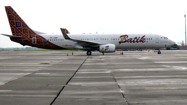 Самолет индонезийской авиакомпании Batik Air, архивное фото Самолет индонезийской авиакомпании Batik Air, архивное фото