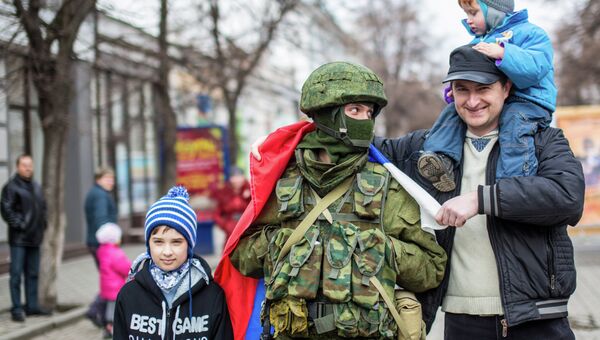 Ситуация в Симферополе. Архивное фото Ситуация в Симферополе. Архивное фото