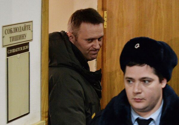Оппозиционный политик Алексей Навальный Оппозиционный политик Алексей Навальный