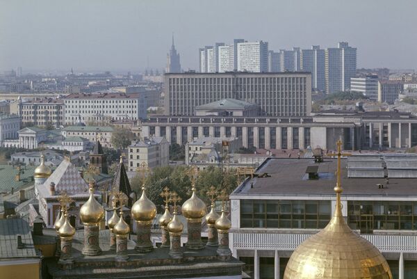 Вид на центр Москвы Вид на центр Москвы