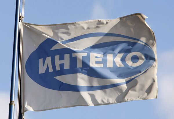Флаг ЗАО Интеко Флаг ЗАО Интеко