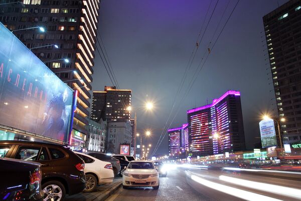 Cамые освещенные места в Москве – Новый Арбат Cамые освещенные места в Москве – Новый Арбат