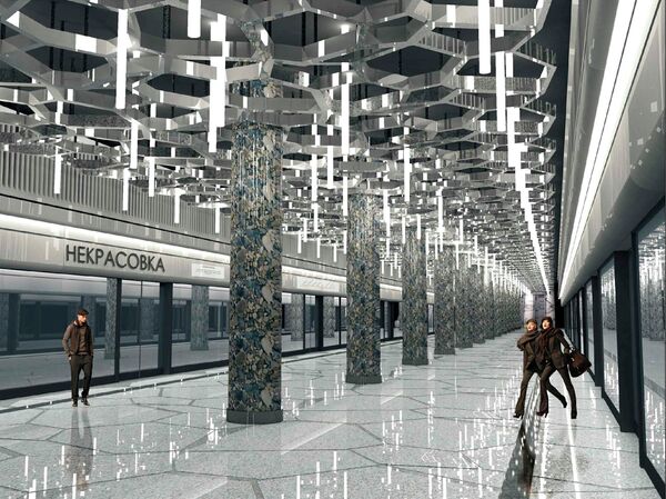 Проект станции метро «Некрасовка» Проект станции метро «Некрасовка»