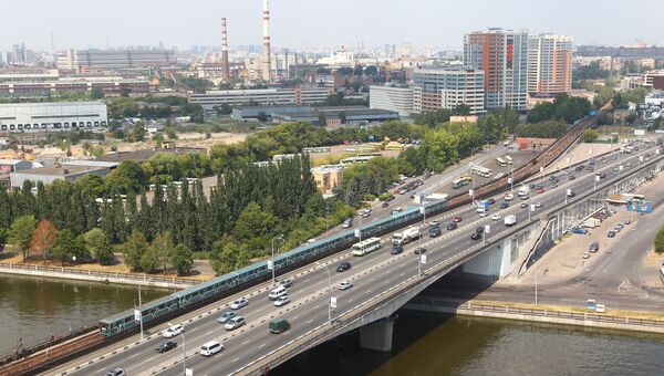 Нагатинский метромост в Москве Нагатинский метромост в Москве