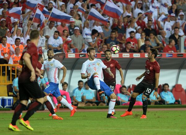 Игровой момент матча Турция - Россия Игровой момент матча Турция - Россия