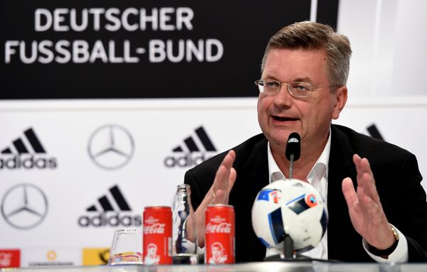Президент Немецкого футбольного союза (DFB) Райнхард Гриндель Президент Немецкого футбольного союза (DFB) Райнхард Гриндель