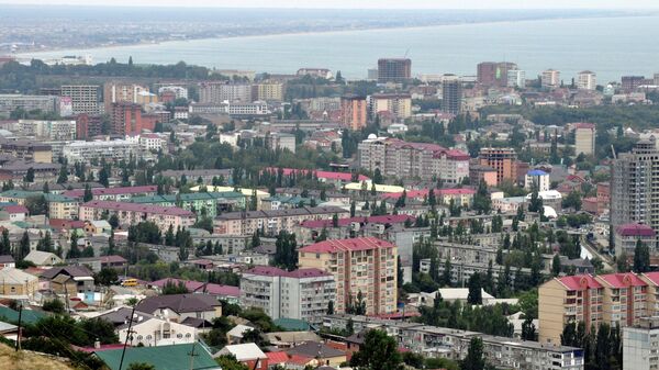 Вид на дагестанский город Махачкала Вид на дагестанский город Махачкала