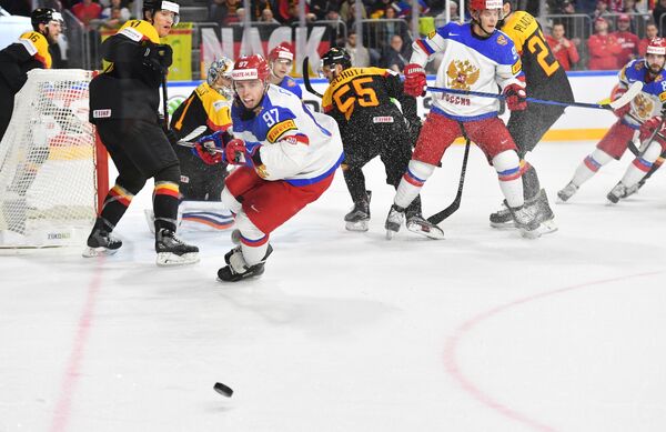 Форвард сборной России Никита Гусев (№97) Форвард сборной России Никита Гусев (№97)