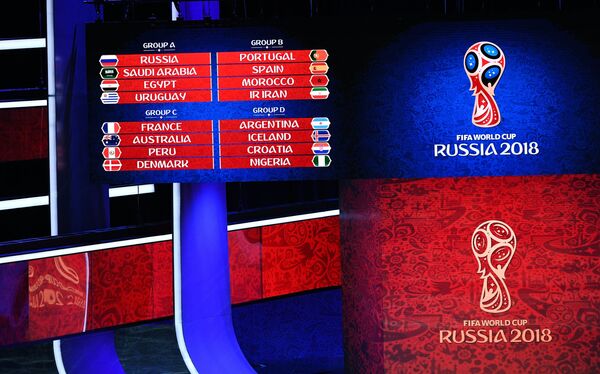 Результаты официальной жеребьевки чемпионата мира-2018 по футболу Результаты официальной жеребьевки чемпионата мира-2018 по футболу
