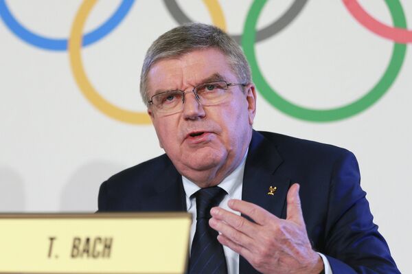 Президент Международного олимпийского комитета Томас Бах Президент Международного олимпийского комитета Томас Бах