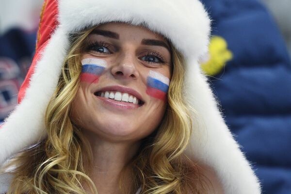 Российская болельщица Российская болельщица