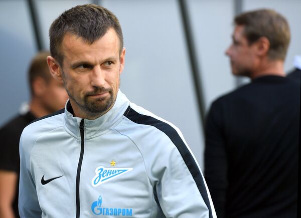 Главный тренер Зенита Сергей Семак Главный тренер Зенита Сергей Семак