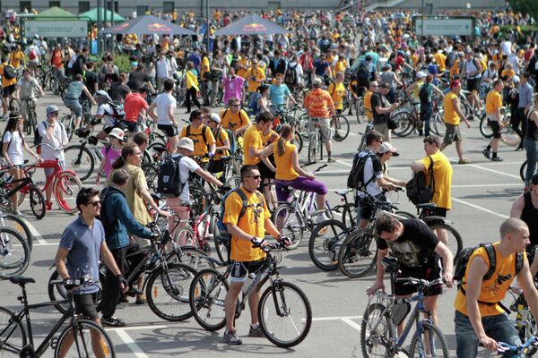 Велопарад Let’s bike в Москве Велопарад Let’s bike в Москве