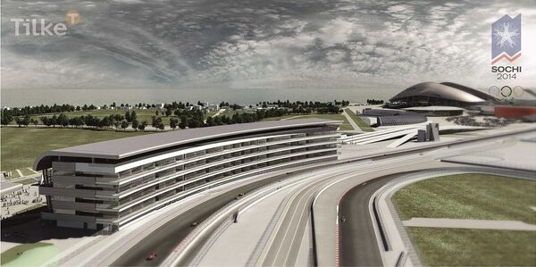 The Russian Formula 1 Circuit in Sochi The Russian Formula 1 Circuit in Sochi