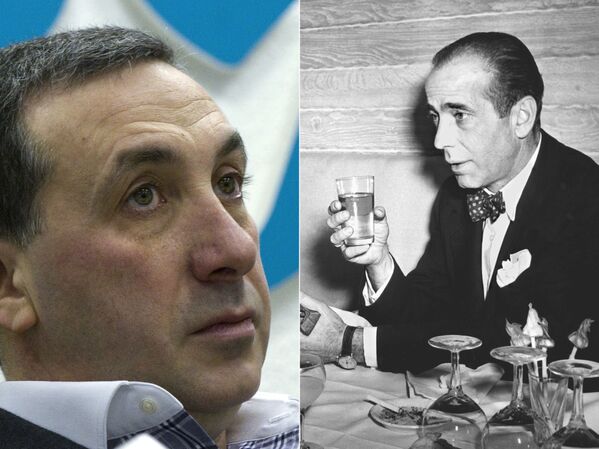 Евгений Гинер и Хамфри Богарт (слева направо) Евгений Гинер и Хамфри Богарт (слева направо)