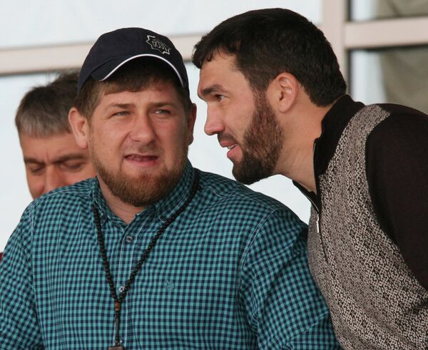 Рамзан Кадыров (слева) и Магомед Даудов Рамзан Кадыров (слева) и Магомед Даудов