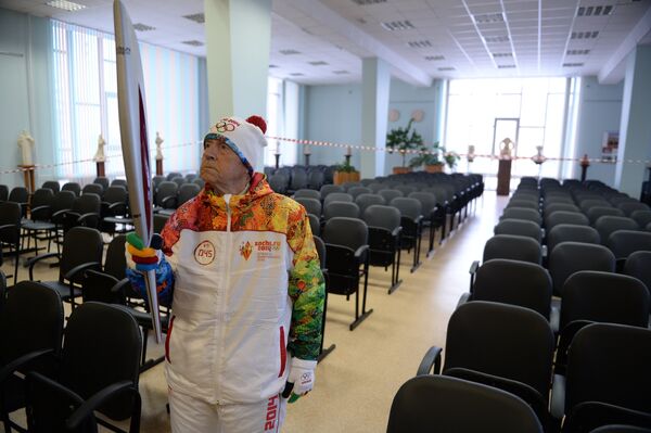 101-летний спортсмен Александр Каптаренко 101-летний спортсмен Александр Каптаренко