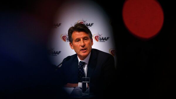 Себастьян Коу на заседании совета IAAF